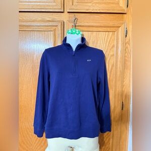 Vineyard Vines quarter-zip pullover women size M